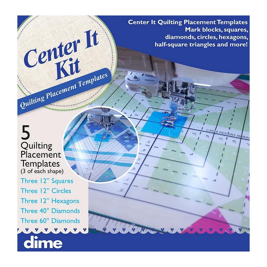 DIME Center It - Quilting Templates 15pk - Sewingmachinesplus.com