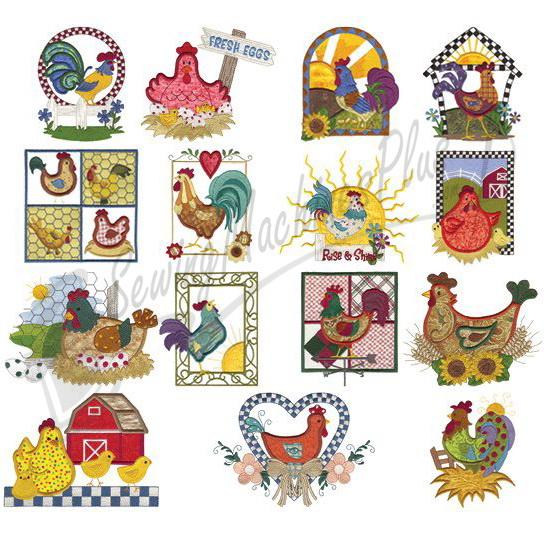 Dakota Collectibles Rise and Shine #2 Applique Embroidery Designs - 970344