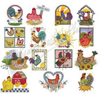Dakota Collectibles Rise and Shine #2 Applique Embroidery Designs - 970344