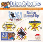 Embroidery design software Dakota Collectibles Rodeo Round Up, CD-ROM with 20 designs
