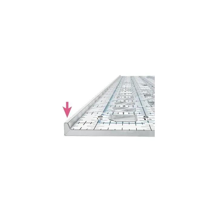 Grace TrueCut 6.5x6.5 quilting ruler by Grace Frame Co with grid markings