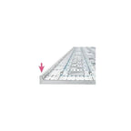 Grace TrueCut 6.5x6.5 quilting ruler by Grace Frame Co with grid markings