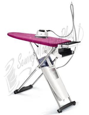 LauraStar S7a ironing system with pink ironing board cover