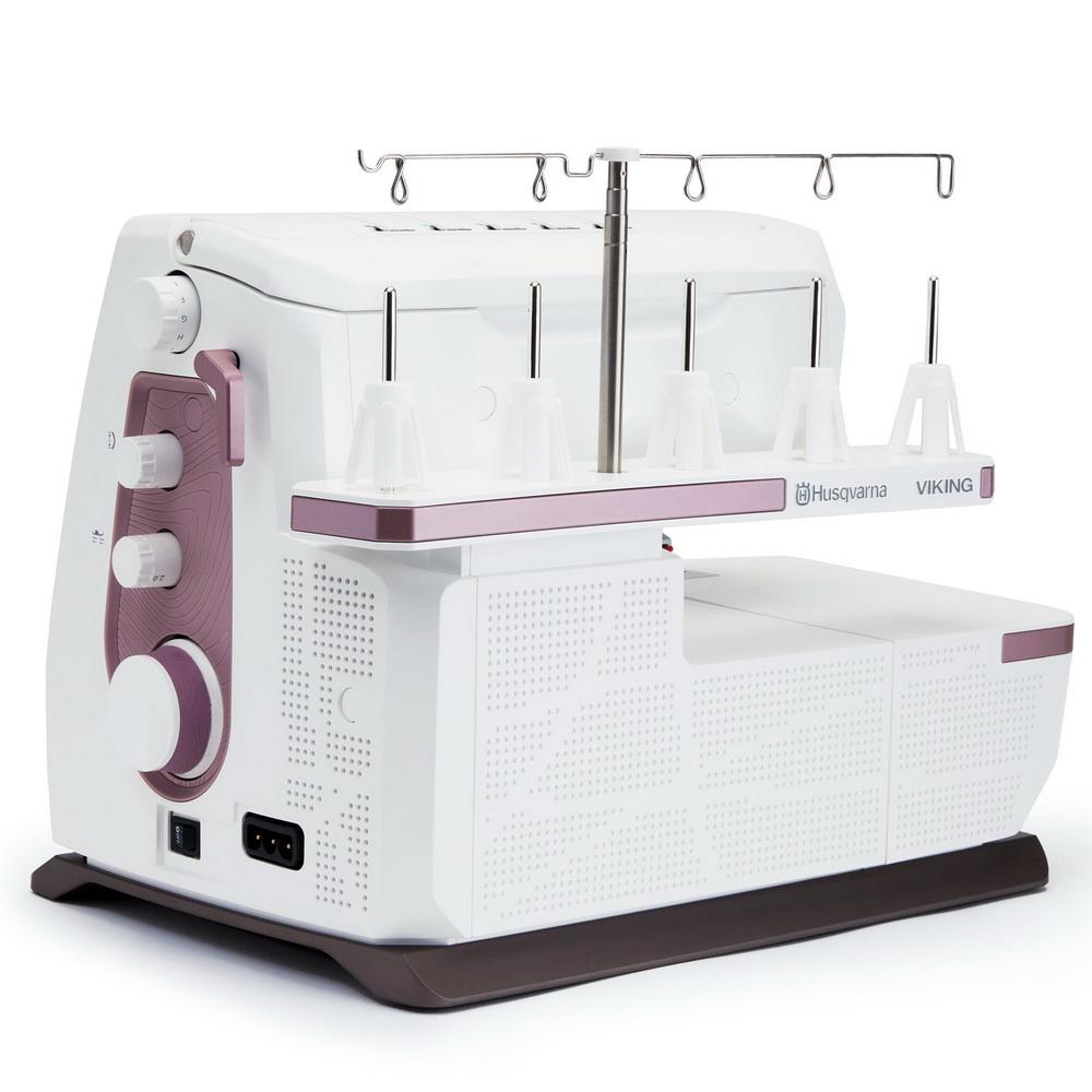 Husqvarna Viking Amber Air S500 Serger & Coverstitch Combo - Sewingmachinesplus.com