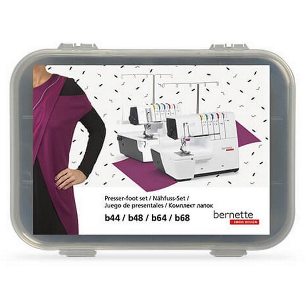 bernette Overlock Sewing Feet Kit (6 piece) b44, b48, b64, b68 - Sewingmachinesplus.com