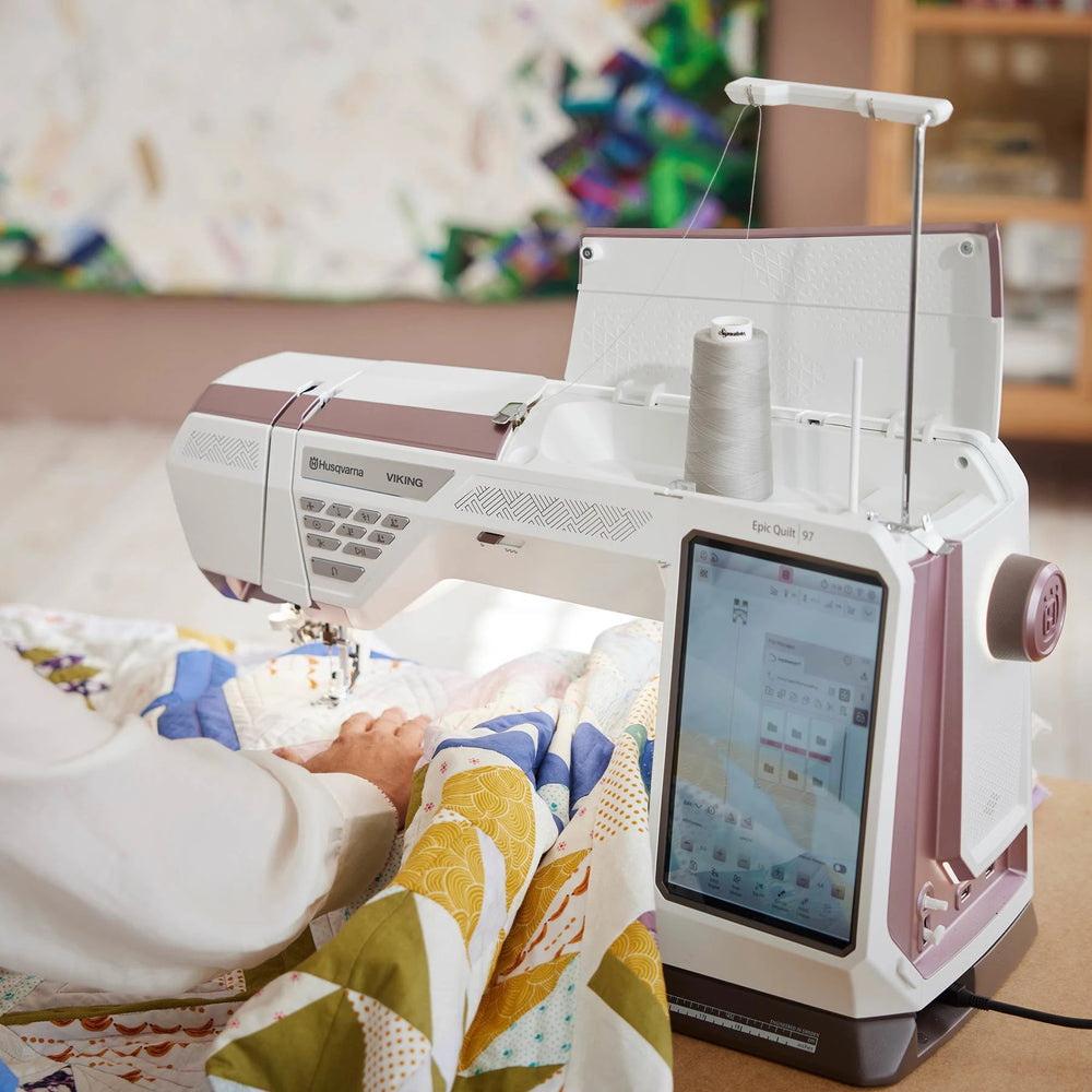 HUSQVARNA VIKING Epic Quilt 97 Sewing Machine & Accessories