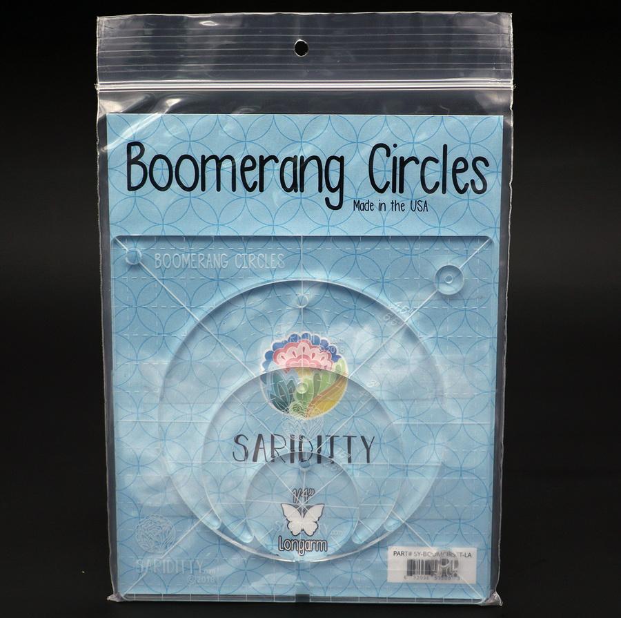 Sariditty 4 Piece Boomerang Circle Ruler Set - Sewingmachinesplus.com