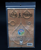 Sariditty 2 Piece Lotus and Pebbles Ruler Set - Sewingmachinesplus.com