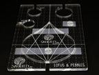 Sariditty 2 Piece Lotus and Pebbles Ruler Set - Sewingmachinesplus.com