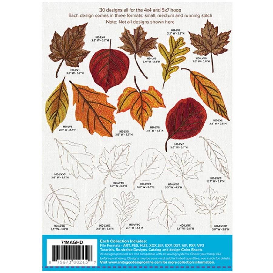 Anita Goodesign Falling Leaves (30 Designs)