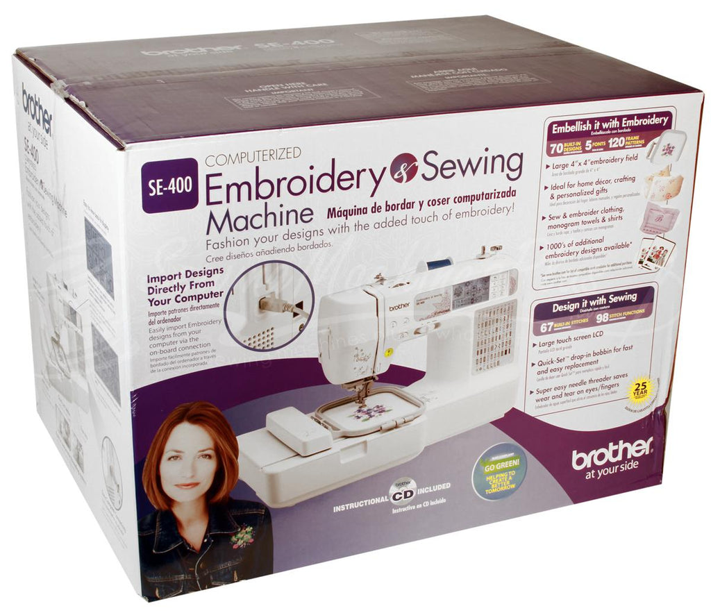Brother SE-400 FS Sewing & Embroidery Machine with Computer Connectivity