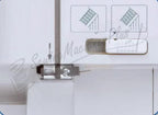 Cover Pro coverstitch machine by Janome, refurbished white model with free bonus package