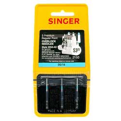 Singer Serger Regular Point Needles, Size 14 - closeout - Sewingmachinesplus.com