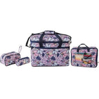 Bluefig Quilters Charm Pack Combo: Project Bag, Fat Quarter Bag, Zipper Bag and Wrist Bag - Maisy - Sewingmachinesplus.com