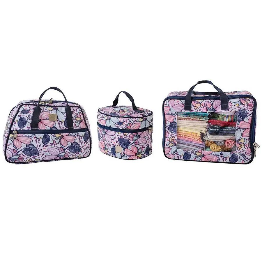 Bluefig Quilters Caboodle: Fat Quarter Bag, Thread Carrier and Satchel - Maisy - Sewingmachinesplus.com