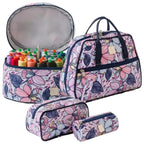 Bluefig Quilters Bee Bundle 2: Thread Carrier, Zipper Bag, Wrist Bag and Satchel Bag - Maisy - Sewingmachinesplus.com