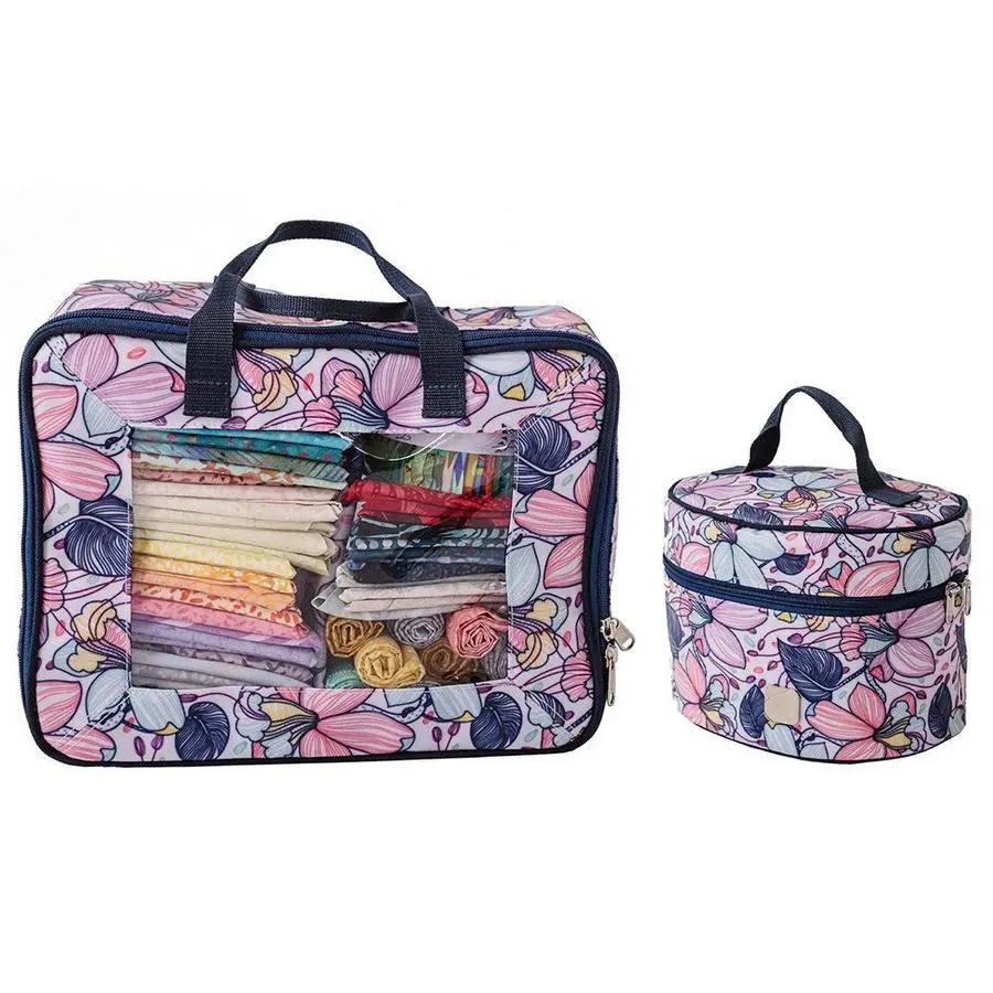 Bluefig Quilters Basic Bundle: Fat Quarter Bag and Thread Carrier - Maisy - Sewingmachinesplus.com