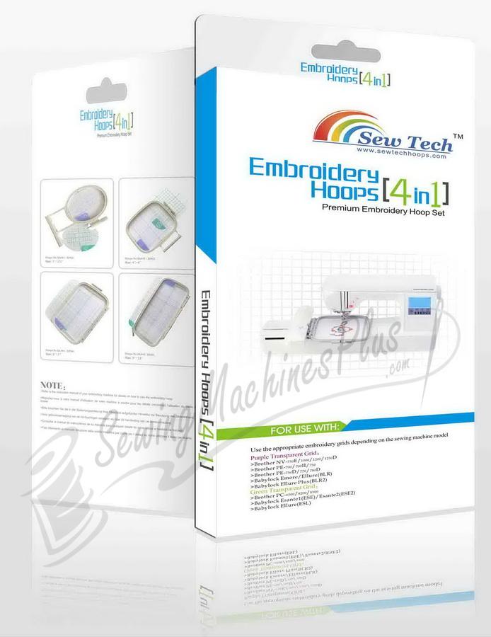 4 in 1 Hoop - Brother (SA442) Baby Lock (EF82)