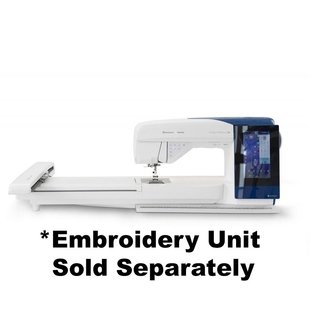 Designer Brilliance 80 Sewing Machine with optional Embroidery Unit Factory Serviced
