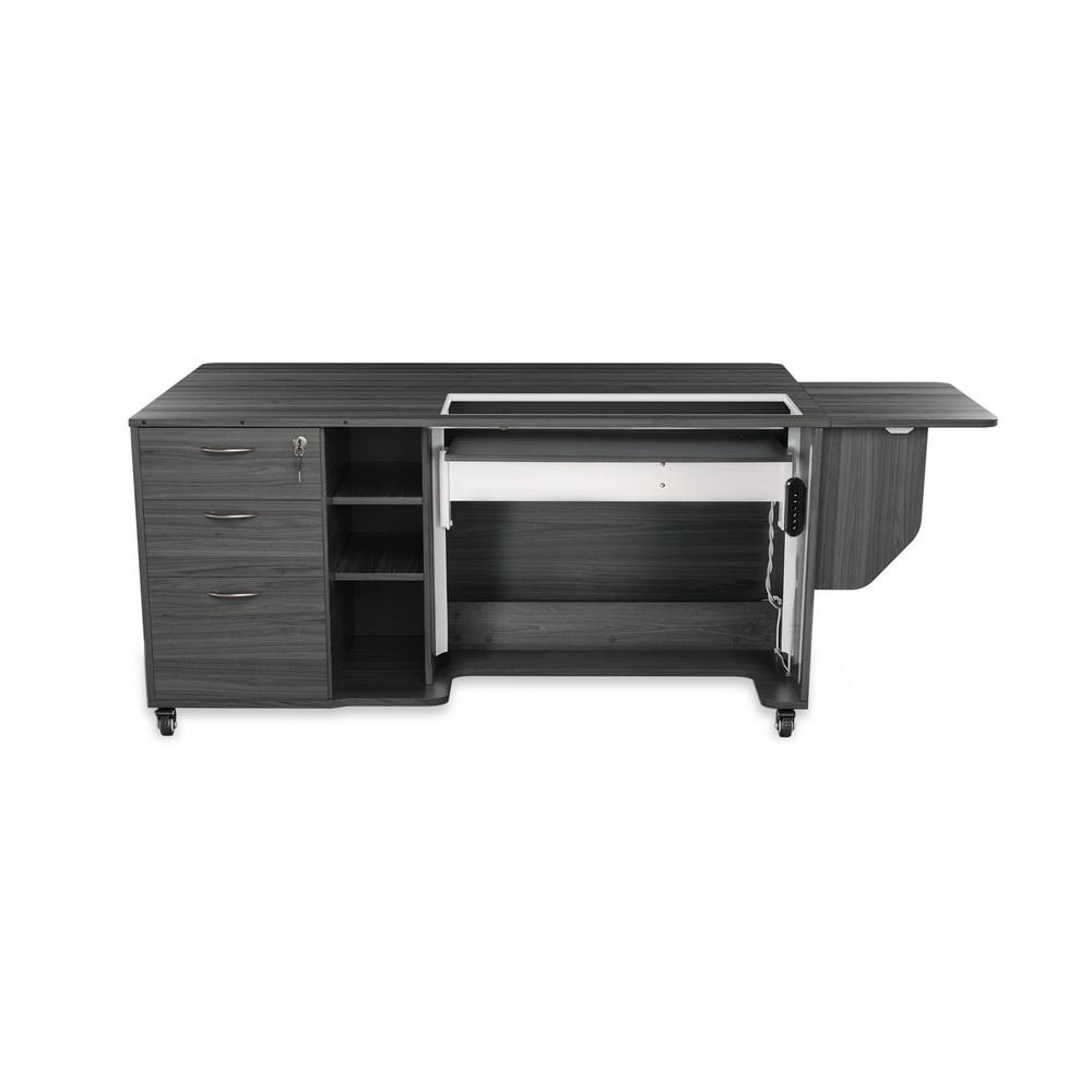 Sydney Lite Sewing Cabinet Electric Lift, Multiple Finishes Available - Sewingmachinesplus.com