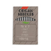 Organ Regular Point Button Industrial Machine Needles - Size 16 - TQx1, 175x1, 1985, SY2851 - 10/Pack