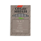 Organ Regular Point Button Industrial Machine Needles - Size 16 - TQx1, 175x1, 1985, SY2851 - 10/Pack