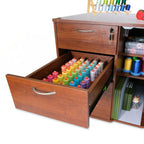 Sydney Lite XL Sewing Cabinet Hydraulic Lift, Multiple Finishes Available - Sewingmachinesplus.com