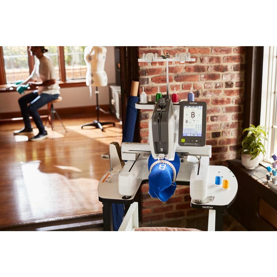 Brother Entrepreneur PR1X Single Needle Free Arm Embroidery Machine - Sewingmachinesplus.com