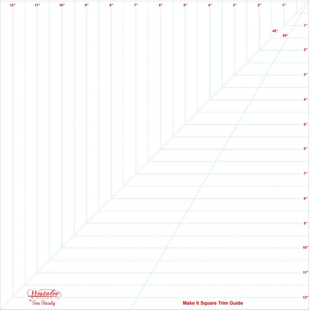 Westalee Design Make it a Square Ruler 12.5in
