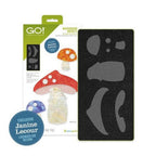 GO! Mushroom Medley Die by Janine Lecour - Sewingmachinesplus.com