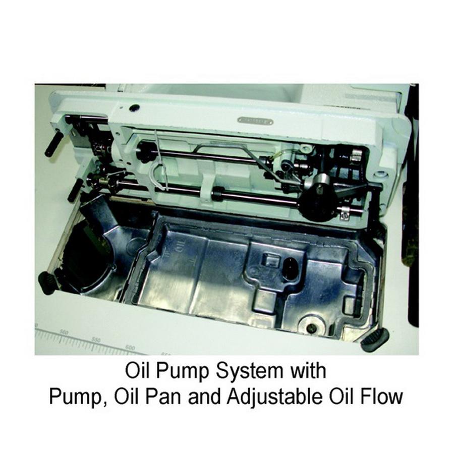 Consew Premier 1206RB Lockstitch Machine with Assembled Table and Servo Motor