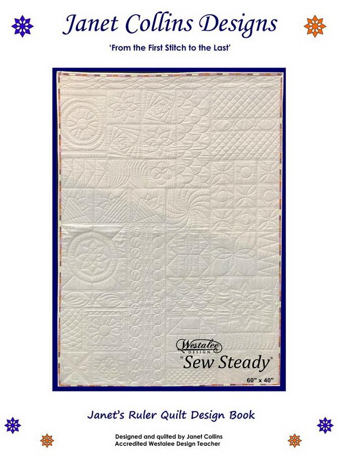 Sew Steady New Ruler Work Kit & Janet's Ruler Quilt Design Book