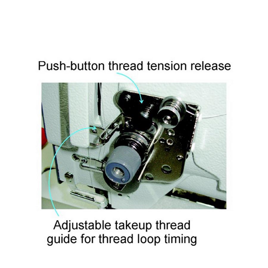 Consew Premier 1255RB Lockstitch Machine with Assembled Table and Servo Motor