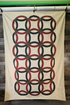 Ready to Sew Bittersweet Double Wedding Ring Pre - cut Quilt Kit - Sewingmachinesplus.com