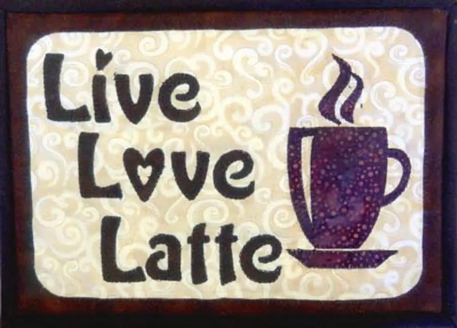 Quilter's Paradise Live, Love, Latte Mug Rug Fabric Kit - Sewingmachinesplus.com