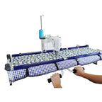 Juki Light Weight Portable Fabric Frame for Domestic Machines (Includes Carriage and Handles) [Machine Not Included] - Sewingmachinesplus.com