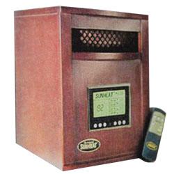 SunHeat Remote Controlled SH-1500RC Heating System [Black Cherry]