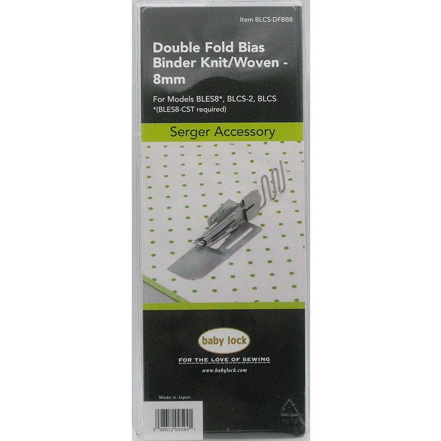 Baby Lock 8MM  Knit Woven Double Fold Bias Binder Presser Foot