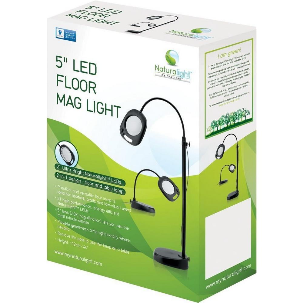 Daylight 5in LED Magnifier Floor Lamp - Sewingmachinesplus.com