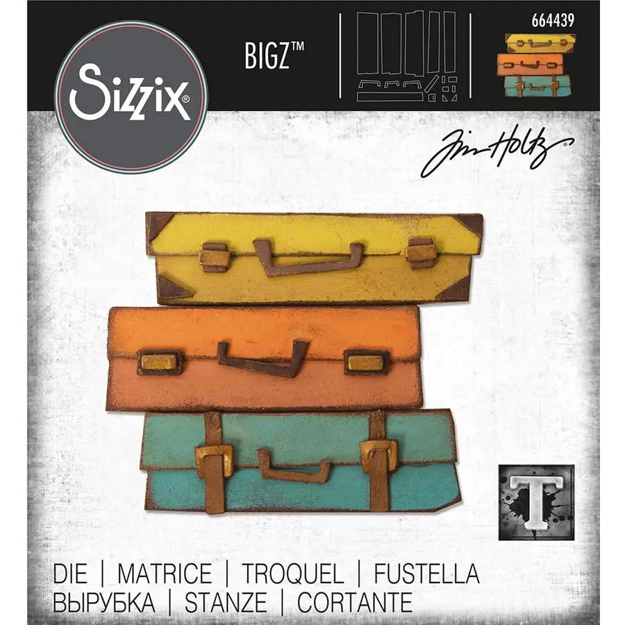 Sizzix Bigz Die Baggage Claim by Tim Holtz - Sewingmachinesplus.com