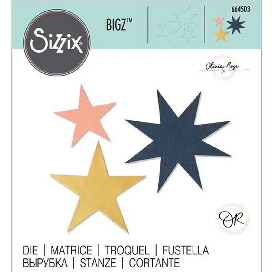 Sizzix Bigz Die Winter Stars by Olivia Rose - Sewingmachinesplus.com