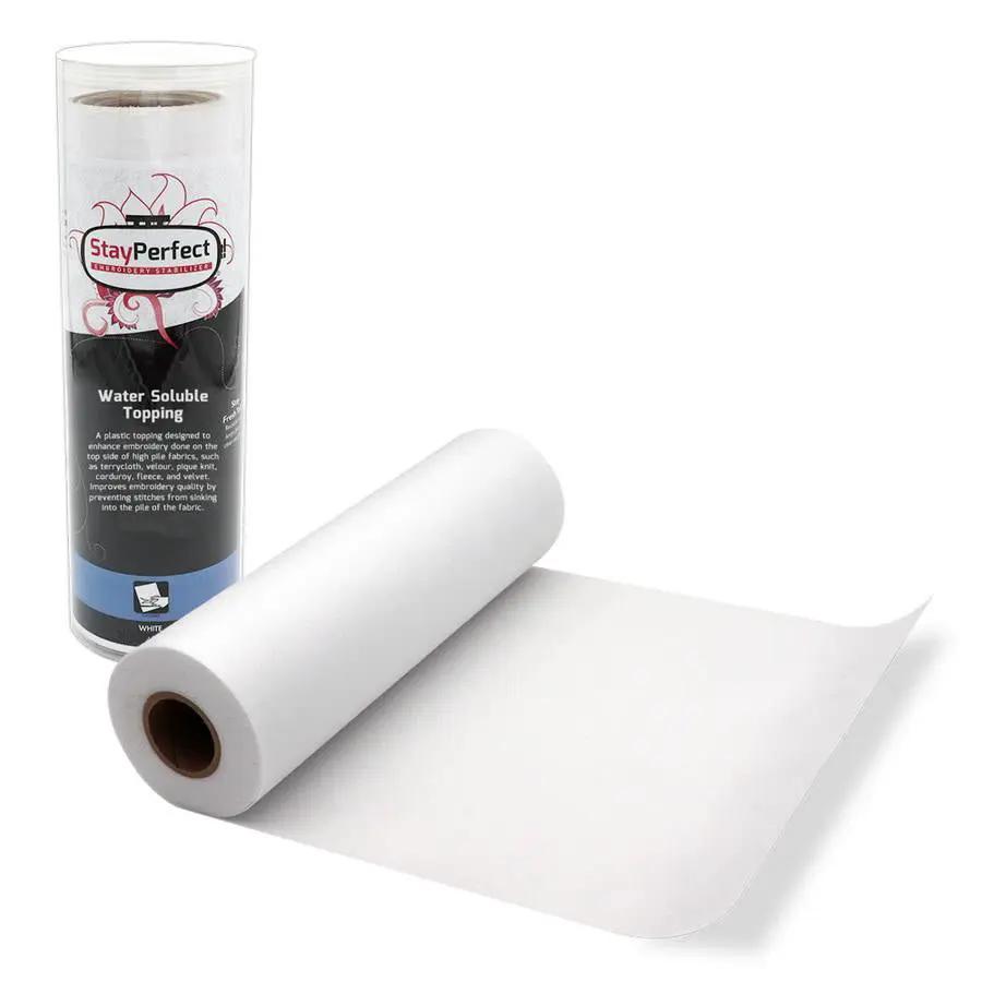 StayPerfect Stabilizer Water Soluble Topping - 8" x 25 yd roll - Sewingmachinesplus.com
