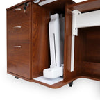 Sydney Lite Sewing Cabinet Electric Lift, Multiple Finishes Available - Sewingmachinesplus.com