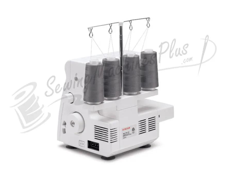 Singer Stylist 14SH764 serger with four thread spools