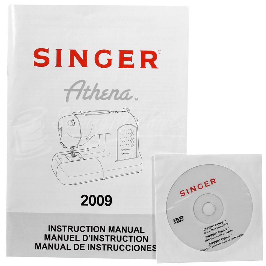 Singer 2009 Athena Sewing Machine w/Extension Table and DVD - Sewingmachinesplus.com