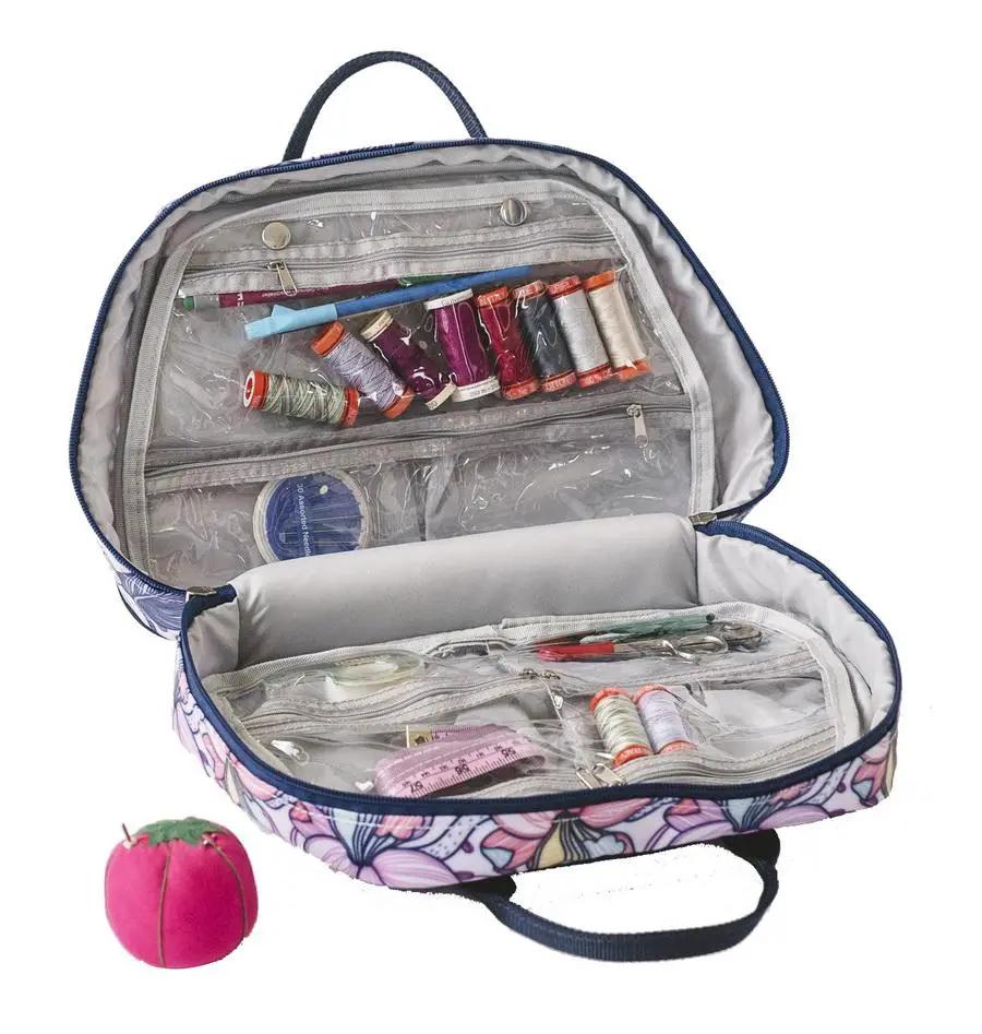 Bluefig Zippered Notions Bag with Removable Inserts (Multiple Colors Available) - Sewingmachinesplus.com