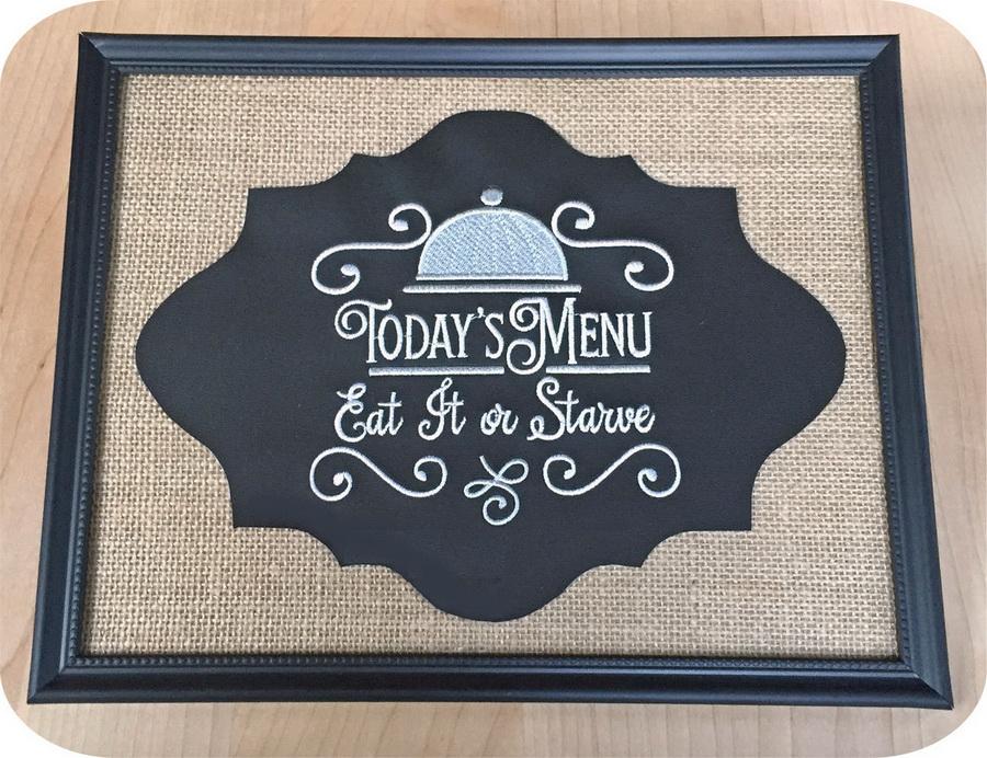 Embroidery Garden In the Hoop Kitchen Set and Sayings - Sewingmachinesplus.com