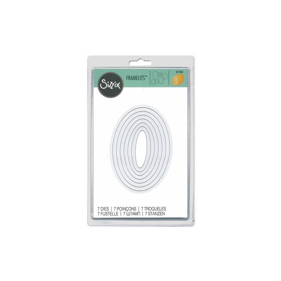 Sizzix Framelits Dies Ovals - Sewingmachinesplus.com