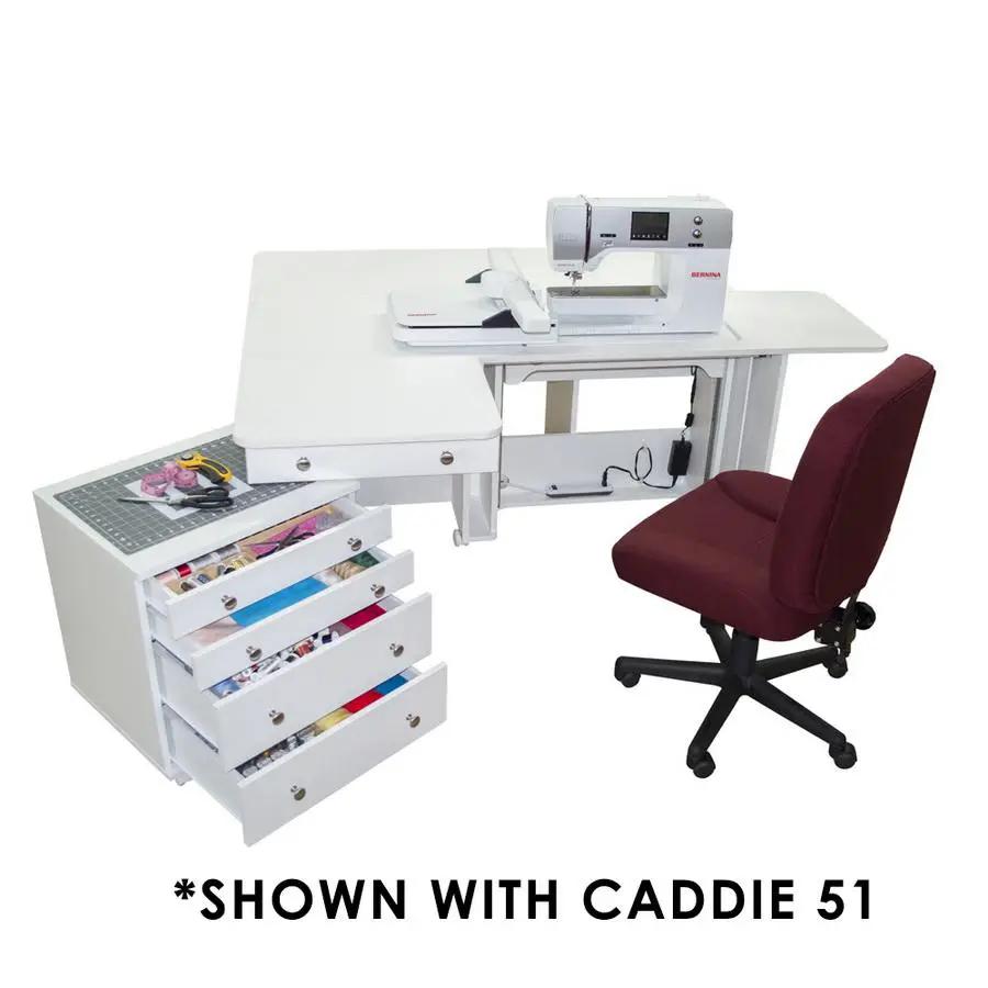 Horn of America Model 5280 Super Quilters Dream Elite Sewing Cabinet - With Electric Lift (Caddy Optional) - Sewingmachinesplus.com