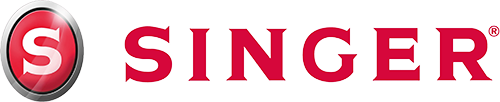 Singer logo with red text